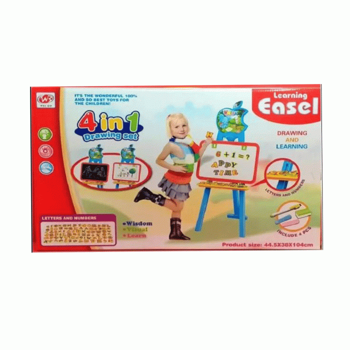 Learning Easel 4 in 1 Drawing Set