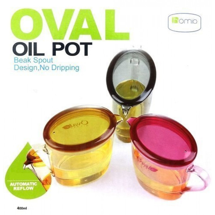  Oval Oil Pot 400ml for Kitchen