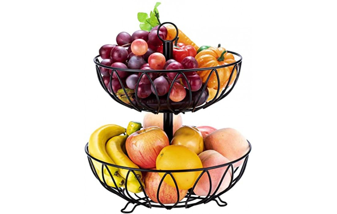 Two Tier Fruit Basket 