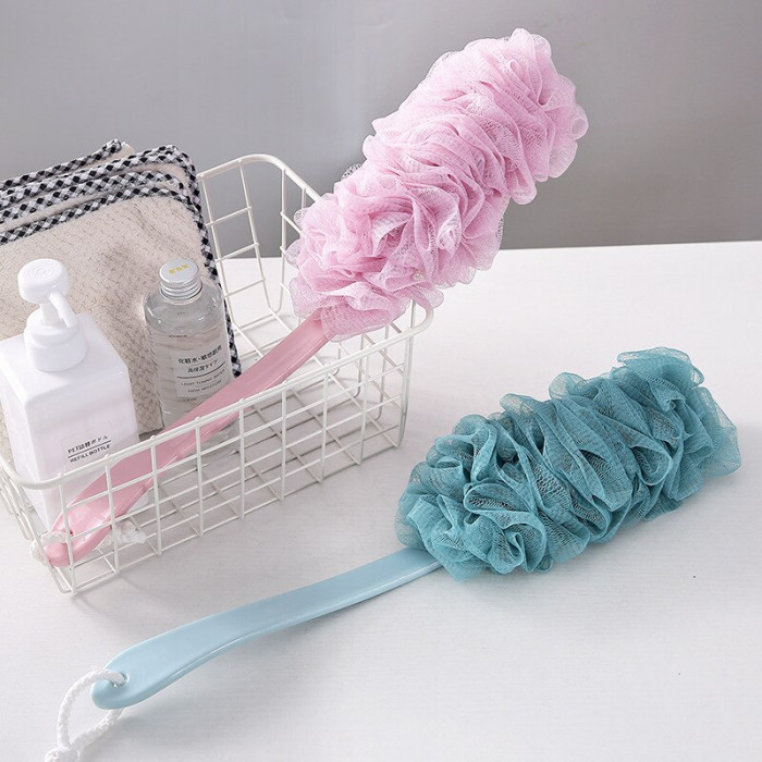 Long Handle Bath Sponge Shower Brush Back Scrubber For Shower Body Back Cleaner Washer Body Bath Massage Brush