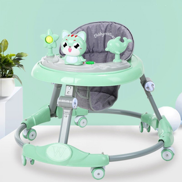 Baby walker multi-function rollover boy baby girl small child starter learn to drive