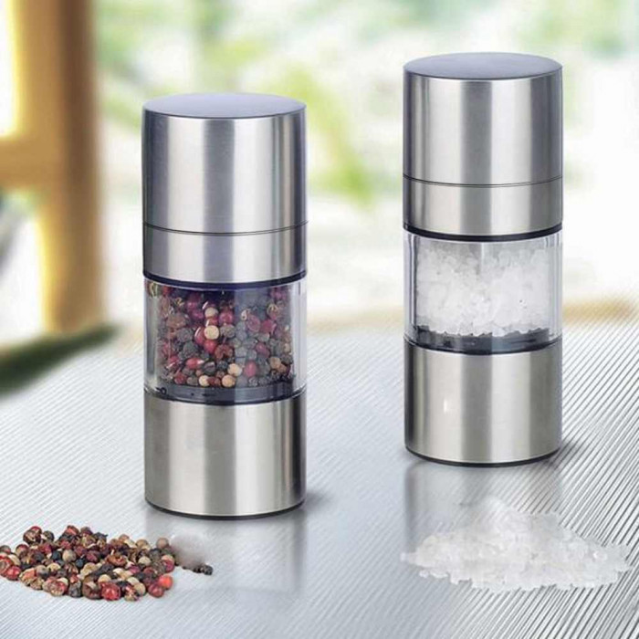 Manual Pepper Mill Stainless Steel Salt Grinder Muller kitchen accessories Kitchen Tool kitchen gadgets Spice Sauce Grinder